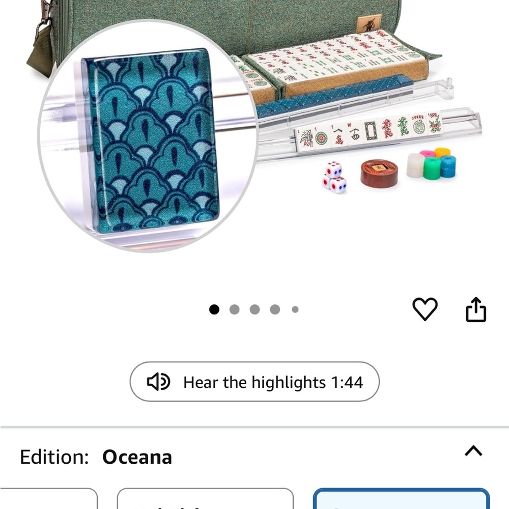 Oceana Mahjong Tile set
